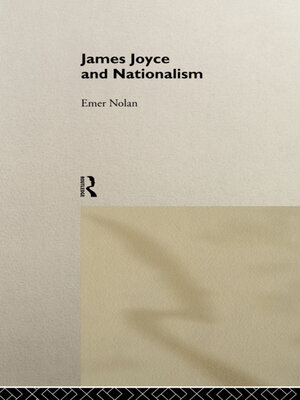 cover image of James Joyce and Nationalism